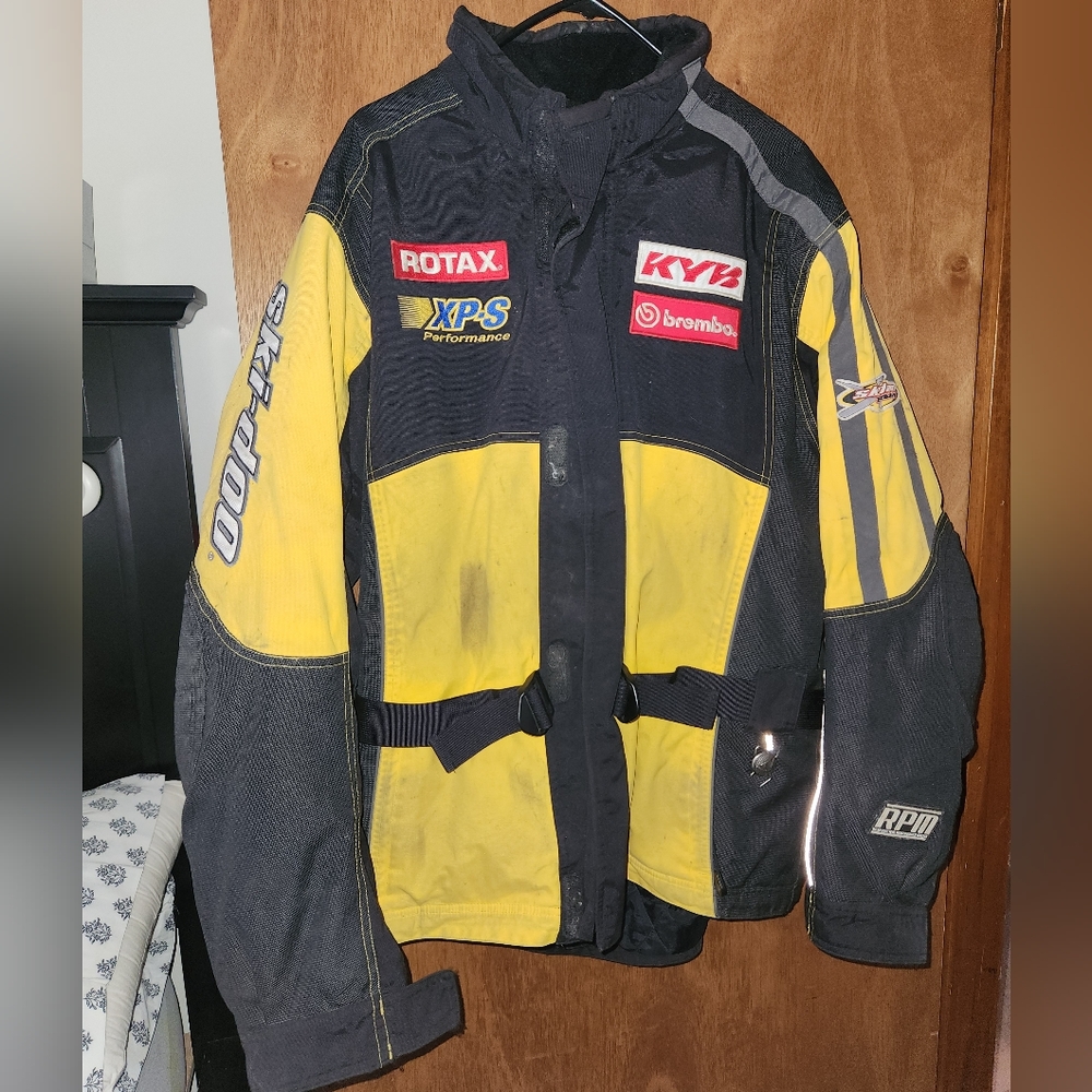 BRP Skidoo jacket yellow